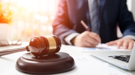 Wooden gavel on table. Attorney working in courtroom. law attorney court judge justice gavel legal legislation concept