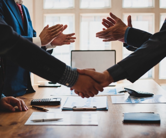 Handshake.,Meeting,Of,Business,People,And,Working,Cooperation,In,The